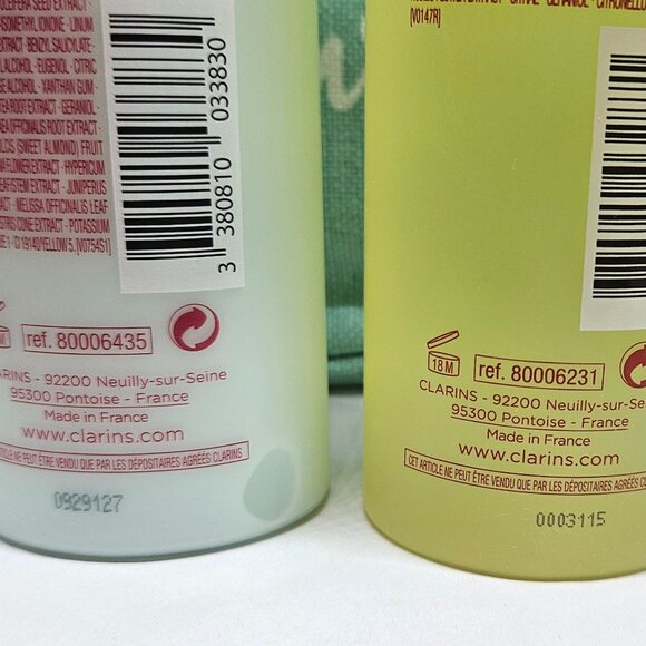 CLARINS Perfect Cleansing 3PC Set In Makeup Bag NIB - Picture 6 of 9